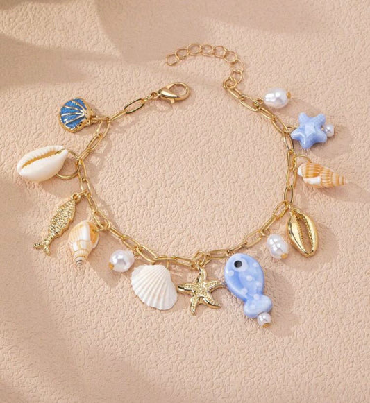 Bracelet breloque blue