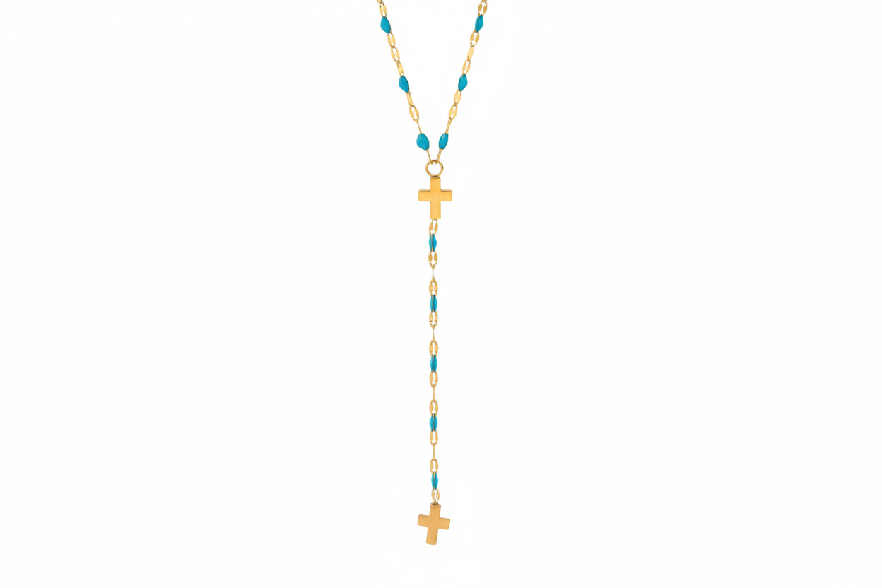 Collier croyance ‘’ Amor Blue ‘’