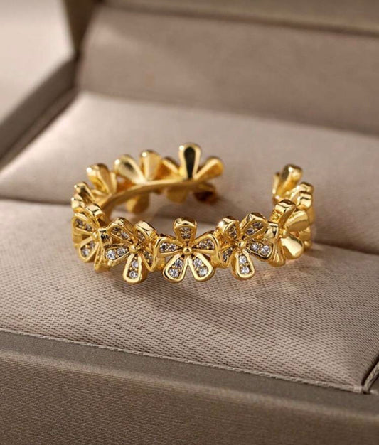 Bague fleur