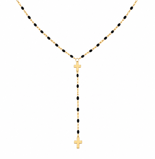 Collier croyance ‘’ Amor black ‘’