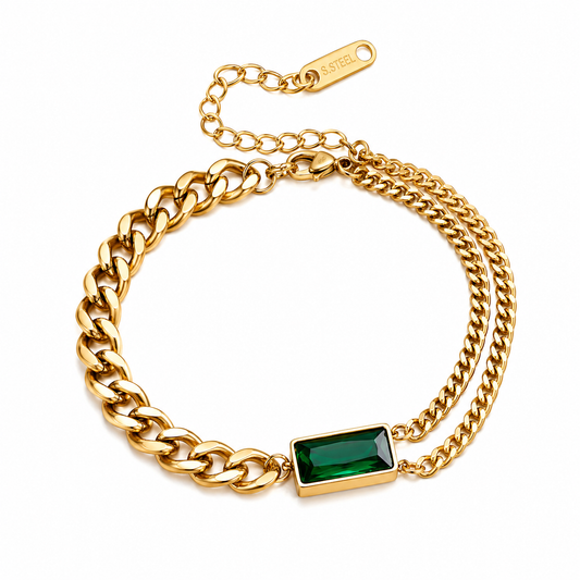 Bracelet ‘’ émeraude ‘’