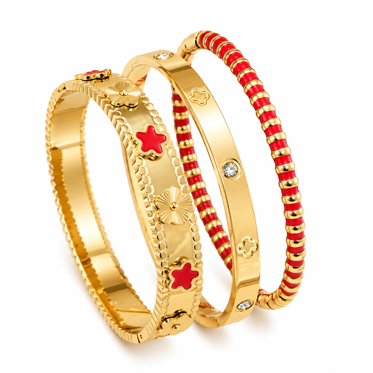 Bracelet ‘’ Compo cherry red ‘’