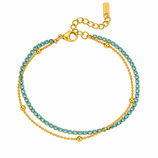 Bracelet ‘’ Éclat azur ‘’